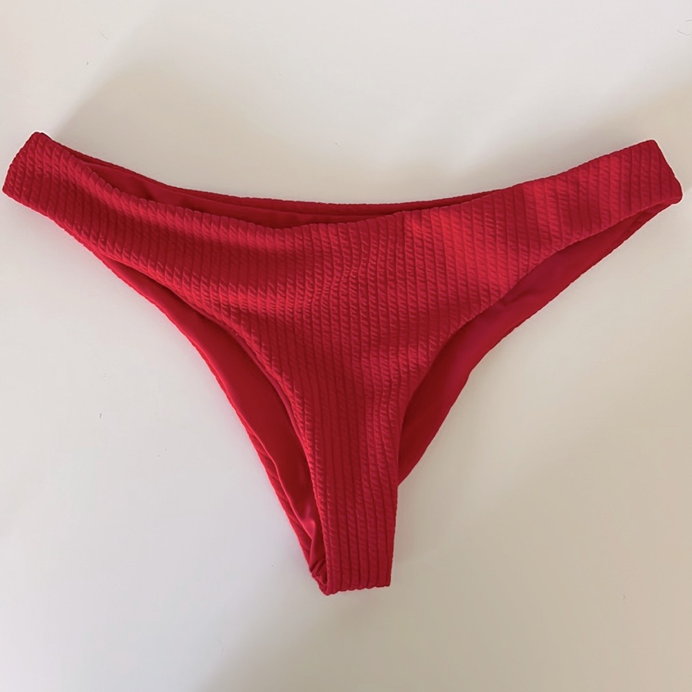 Shein Large Red Thong Bikini Bottoms